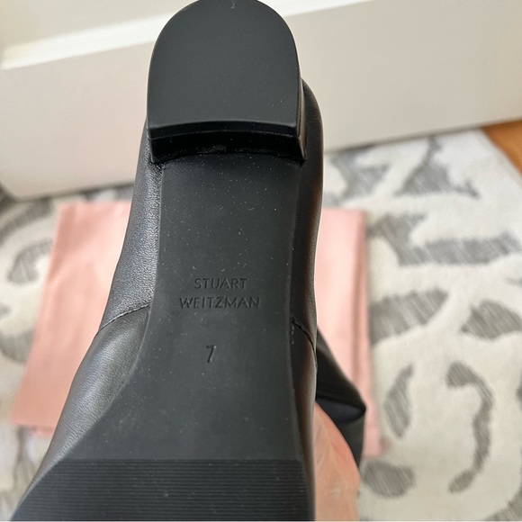 Stuart Weitzman Genna Over-the-Knee Boot in Black Leather Size 7 NWT - Picture 10 of 10